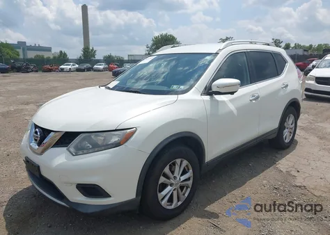 2015 Nissan Rogue Sv from USA, damaged, VIN KNMAT2MV4FP521798